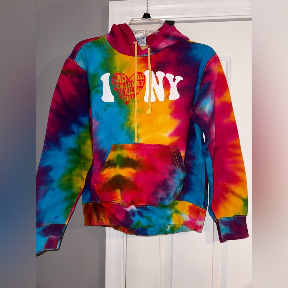 “I LOVE NY” New York City Tye-Dye Sweatshirt